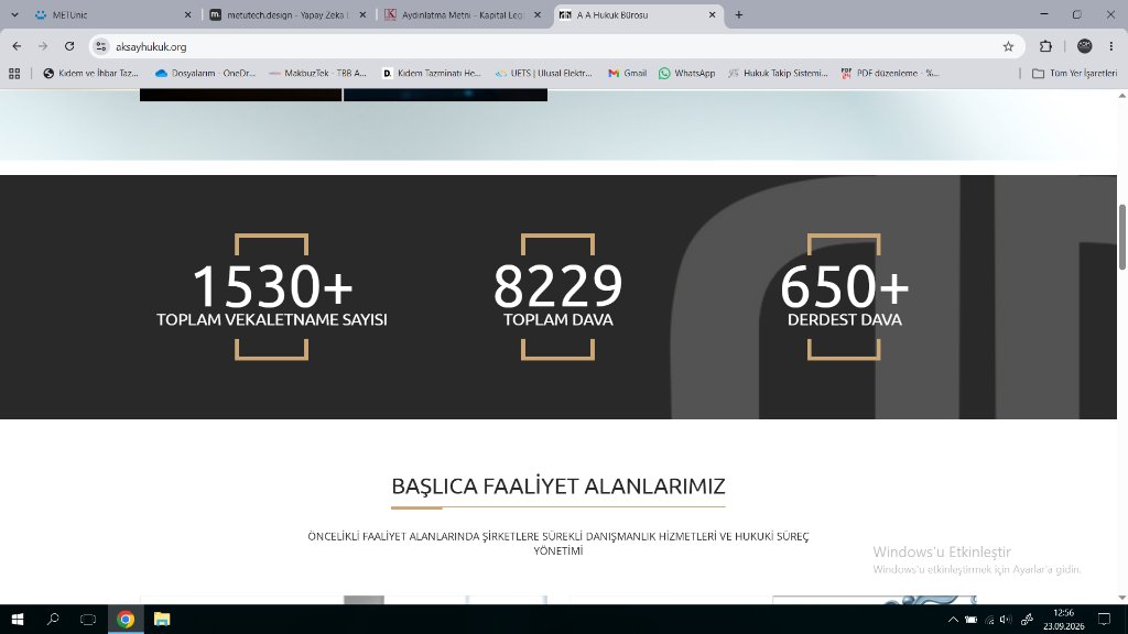 İstatistik tablo görseli