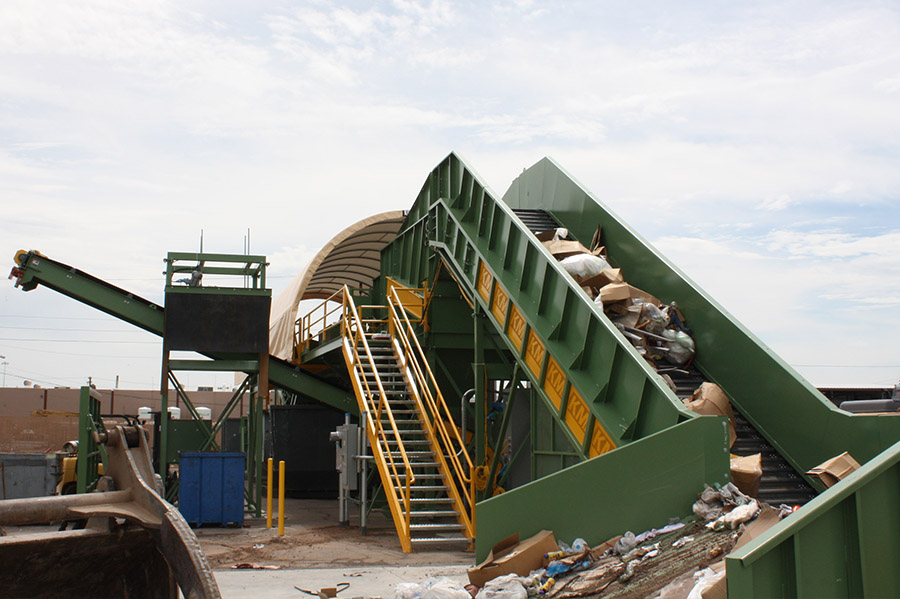 Mining recycling machinery