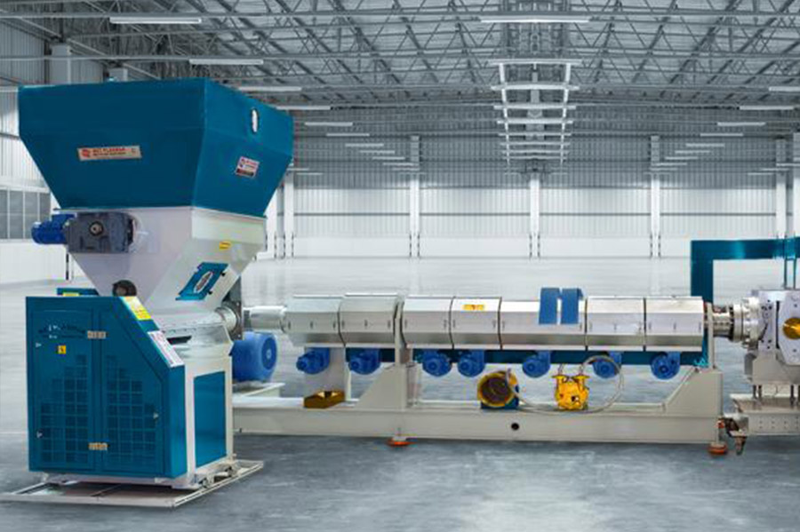 Extruder granule machinery