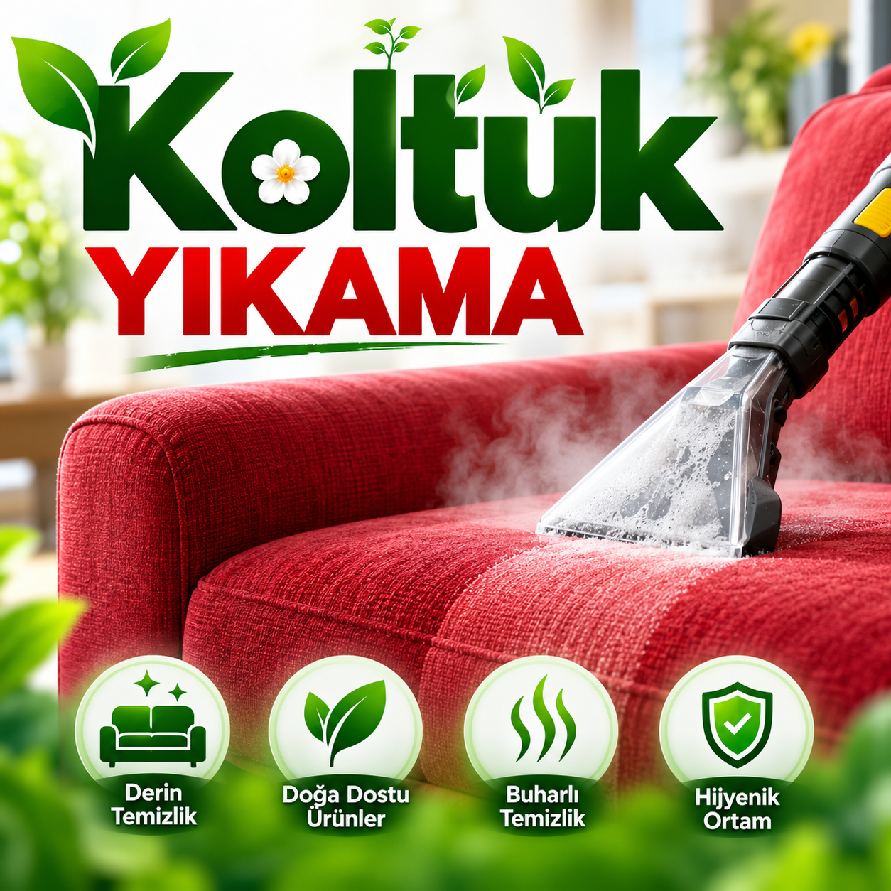 Professional carpet cleaning
