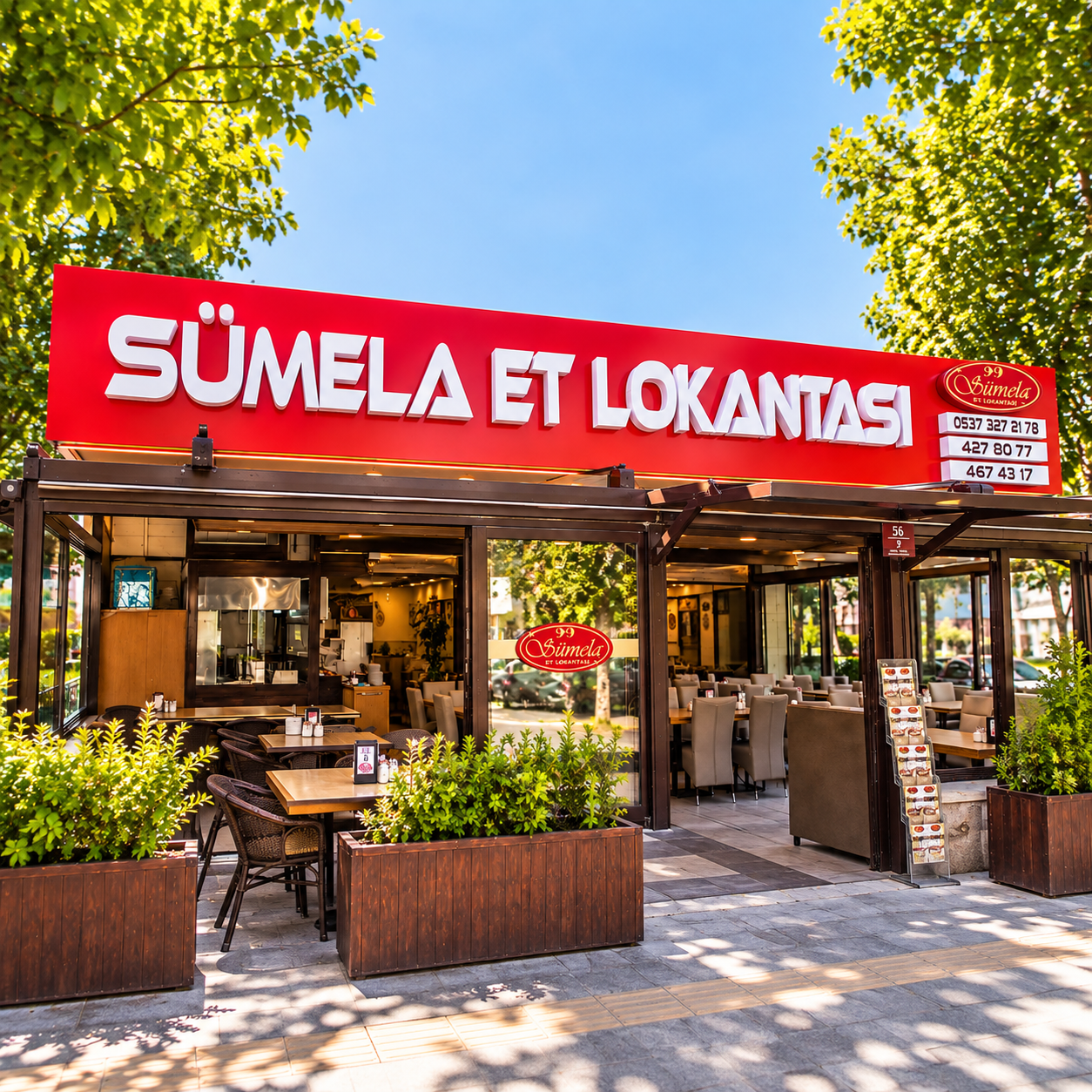 Restaurant dining interior